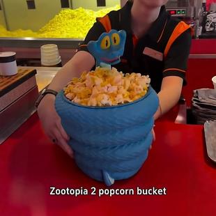 疯狂动物城盖瑞蛇爆米花桶创意新款收纳桶学生桌面笔筒工位零食桶