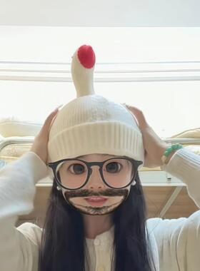 可摇摆大鹅帽子抽象恶搞