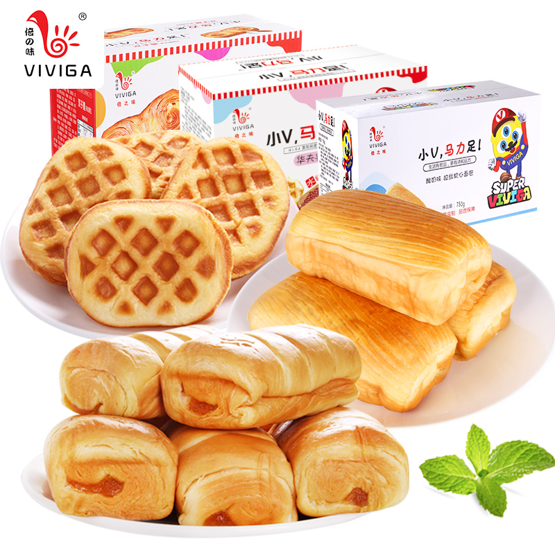 【viviga倍之味手撕面包750g/整箱】网红早餐营养食品办公室点心在类目 零食/坚果/特产, 糕点/点心, 西式糕点中 - 来自Buy2taobao.com提供专业的淘宝代购服务