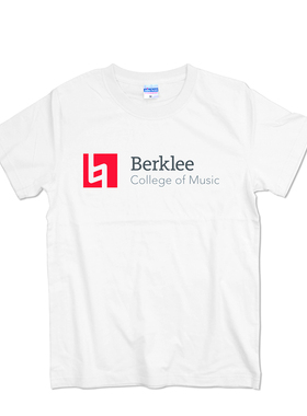 2025夏季男UC Berkeley伯克利大学T恤音乐学院派短袖纯棉圆领印花