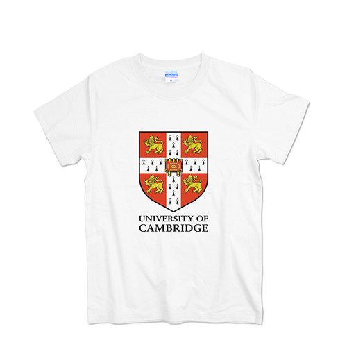夏季纯棉剑桥大学短袖T恤