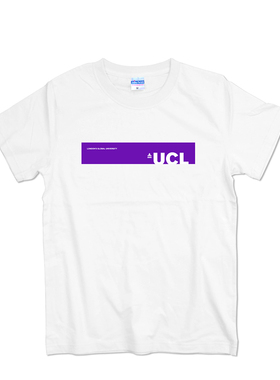 UCL伦敦大学学院短袖T恤 夏季男士纯棉圆领学生校服文化衫 情侣装