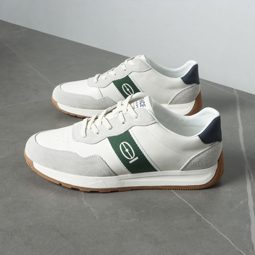 细腻柔软+防滑大底！品牌撤柜休闲运动鞋男百搭舒适系带真皮板鞋