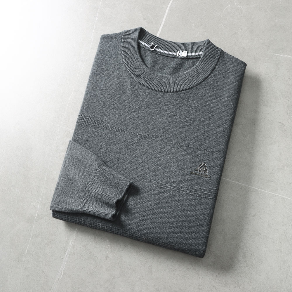 100绵羊毛+轻盈保暖！品牌撤柜秋冬全羊毛衫男休闲打底羊毛衫毛衣