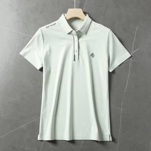 T恤女生运动休闲翻领POLO衫 无痕压胶 短袖 品牌撤柜夏季 凉感透气