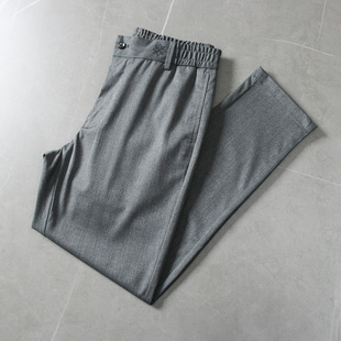 高端商务通勤休闲九分裤 品牌柜货春夏男士 抗皱免烫 松紧如意腰