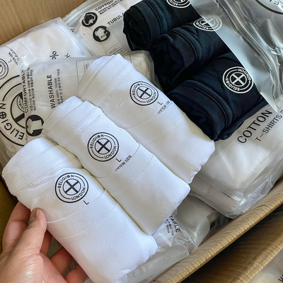 百搭男女纯棉舒适透气T三件一包