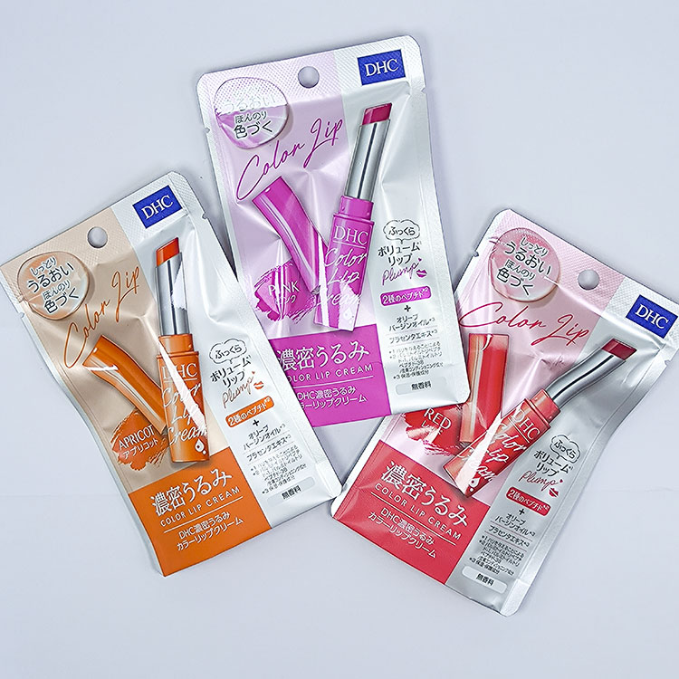 dhc有色唇膏滋润口红打底补色