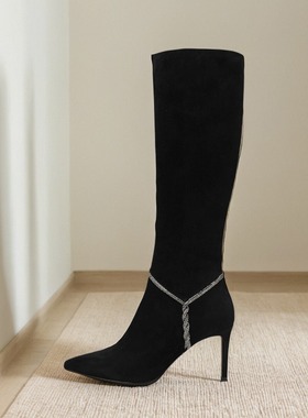 专柜正品 Roberta诺贝达女鞋 2022冬靴女靴 长靴靴子RA227235