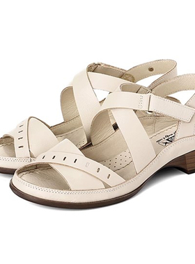 皇冠老店Pikolinos派高雁夏季拼接露趾拼色魔术贴凉鞋PM226303