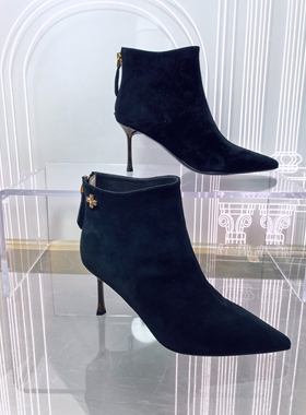 皇冠专柜正品Roberta诺贝达女鞋RA247619 2024冬靴 短靴优雅靴子