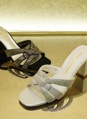 皇冠专柜正品Roberta诺贝达女鞋RM01506夏季配裙时装凉拖RM01506