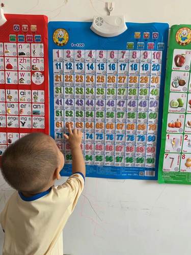 数字1-100有声挂图数学一年有声