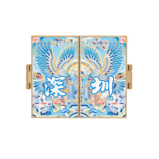 深圳万象对开冰箱贴