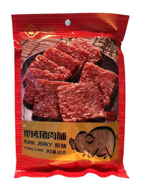 扬航.原味炭烤猪肉脯-黑椒炭烤猪肉脯  80g