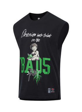 Lining/李宁正品反伍BADFIVE篮球系列男子宽松无袖背心AVST083