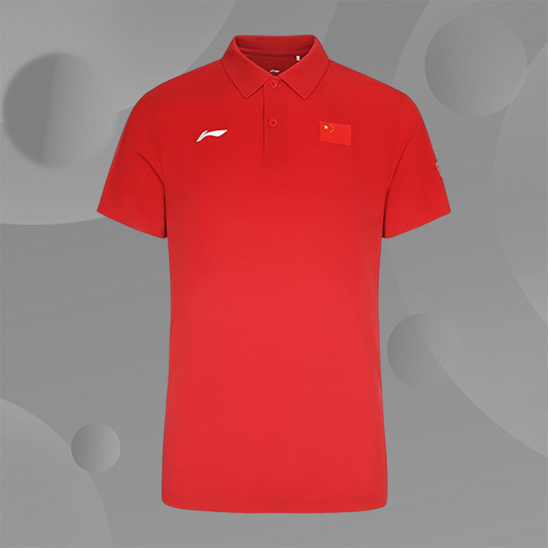 Lining/李宁正品男子宽松透气舒适运动休闲翻领短袖Polo衫APLS229