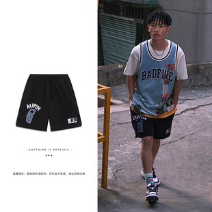 AKST281 反伍BADFIVE男子针织舒适透气宽松短裤 Lining 李宁正品