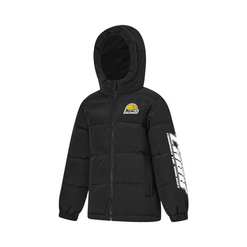 Lining/李宁正品冬季男童宽松保暖鸭绒短款羽绒服外套 YYMT031