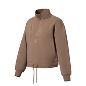 卫衣新品 新款 健身系列女子休闲宽松套头卫衣AWDS040 春季 李宁正品