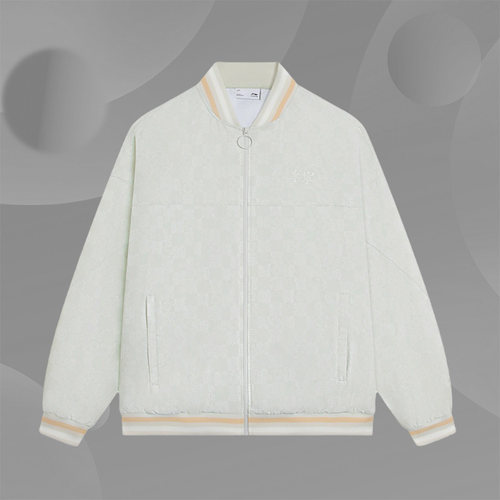 李宁正品新款男子运动休闲时尚潮流满印立领夹克外套AJDS351-1-2