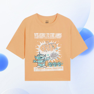 T恤AHSS698 X三只眼系列女子宽松休闲短袖 Lining 李宁正品