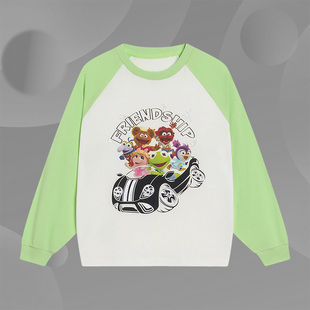 T恤YHST011 X布偶宝宝系列男小童休闲长袖 Lining 李宁正品