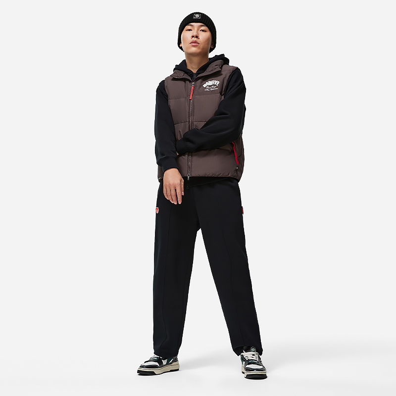 Lining/李宁正品反伍BADFIVE篮球系列男子防泼水羽绒马甲AMRT021