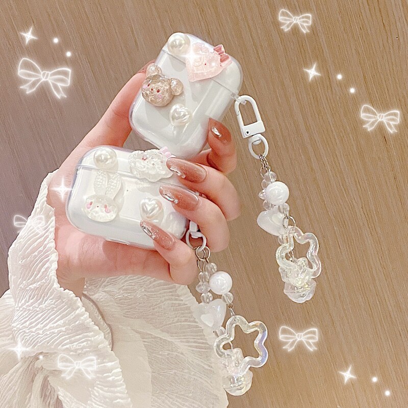 白兔小熊适用Sony索尼wfc710n耳机套透明新款索尼WF一C510蓝牙耳