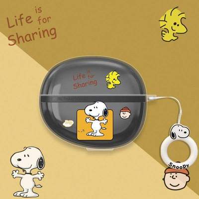 适用漫步者花再Auro Clip耳夹式耳机壳透明新款漫步者auroclip蓝