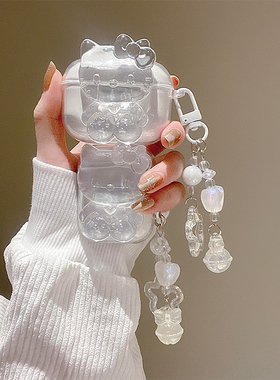 小猫适用ikfairclip艺术版ikf air clip neo耳机套iKF Pet Clip蓝牙耳机壳Fly Pro透明Find Lite女air01防摔