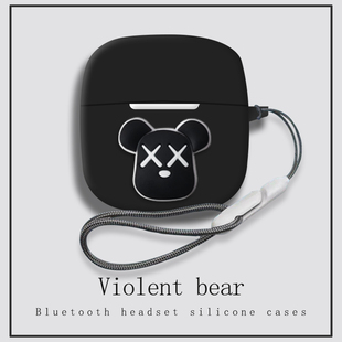 适用漫步者X1EVO耳机壳挂绳全包花再zero air保护壳NewSound Buds硅胶Zero喵蓝牙耳机保护套zeroair防摔Zoo