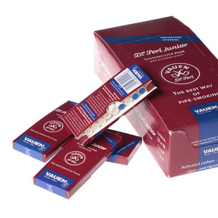 实木烟斗清洁8毫米烟道通用过滤芯天然活性炭8mm烟嘴过滤器配件