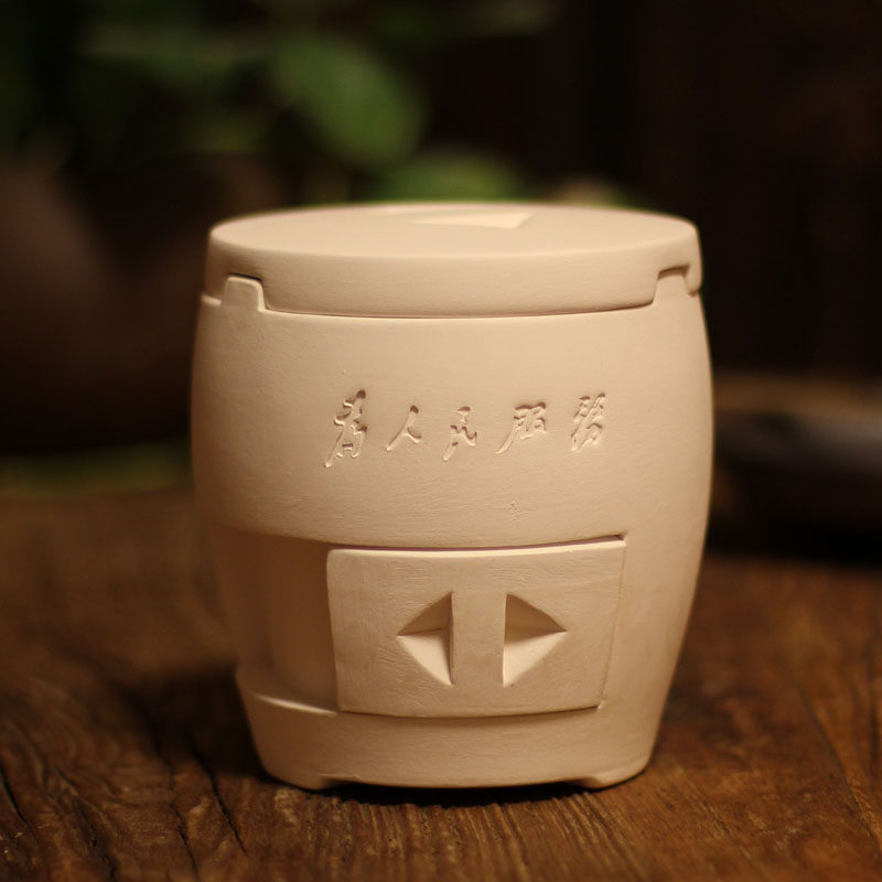 家用复古白泥炉烧水仿古手工炭炉木炭乌榄碳龙眼炭中式茶室煮茶器
