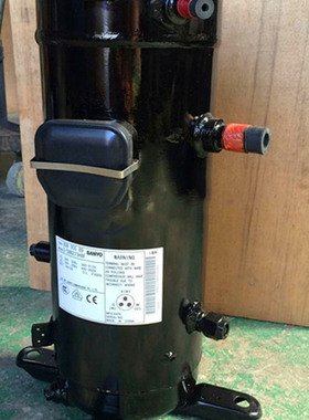 C-SBN373H8F原装5匹三洋压缩机并联涡旋式空调热泵冷库专用带油管