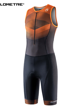 MY KILOMETRE铁人三项无袖铁三连体服骑行服跑步游泳男款Ironman