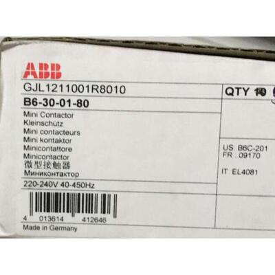 非实价议价议价 220V 交流接触器B6-30-01-80 订货号82201624 原