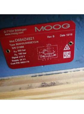 非实价议价议价美国穆格MOOG D-71034 D684Z4921伺服阀husky注塑