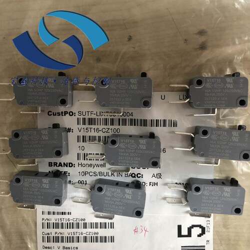 非实价议价议价V15T16-E1P200霍尼韦尔 快动开关限位开关16A全新V