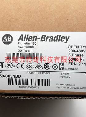 非实价议价议价150C85NBD 全新 美国 Rockwell AB SMC-3 85A软启