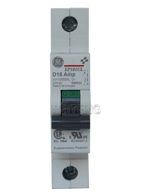 非实价议价议价9年老店 EP101UL 1P单极16A单相小型断路器277V直