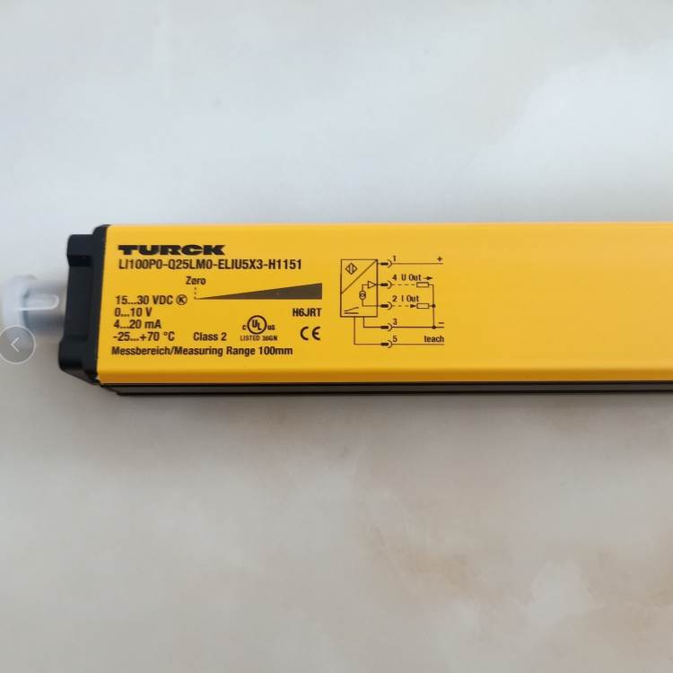非实价议价议价YURCK/线性位移传感器LI100P0-Q25LM0-LIU5X3-H115