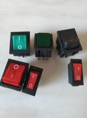 非实价议价议价船型翘板开关KCD3/2-N红色绿色WOE-10A-L/KCD4大方