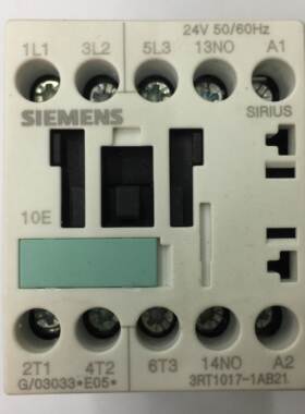 非实价议价议价原装正品3RT1017-1AB21 AC24V 50/60Hz德国三级交