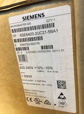 非实价议价议价6SE6420-2UC21-5BA11.5kw变频器无滤波器6SE64202U