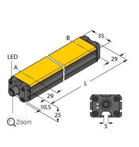 非实价议价议价供应LI800P0-Q25LM0-ELIUPN8X3-H1151感应式直线位