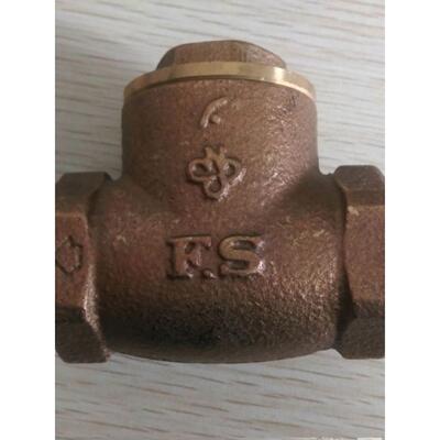 非实价议价议价F1251S青铜丝扣止回阀 进口FS挡板式逆止阀单向阀