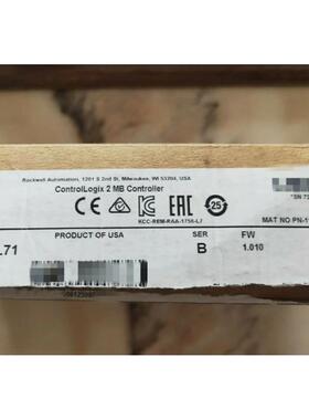 非实价议价议价美国可编程控制器PLC 1756-L71/B PN;114304非实价