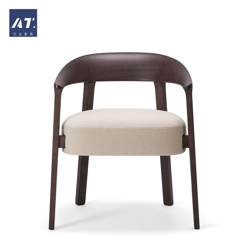 AIVTAI/设计师家具 Aurea 北欧创意设计极简轻奢风客厅实木餐椅