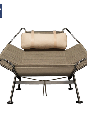 AIVTAI/设计师家具 pp225  Flag Halyard Chair 北欧创意轻奢躺椅